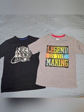 Spotted Zebra and 365 Kids Short Sleeve Tee Bundle 2pcs